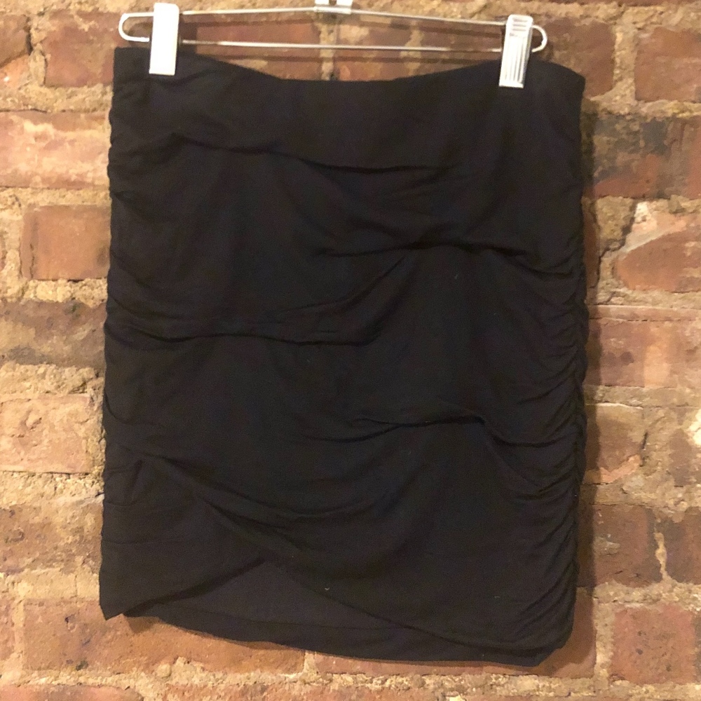 Free People Black Mini Skirt